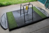 Golf Mat & Bag Stand