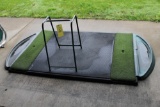 Golf Mat & Bag Stand