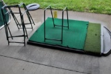 (5) Golf Mats & (5) Bag Stands