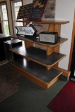 Four Tier Oak Stand (Contents Sold Separate)