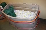 Approx 20 Ball Baskets & Container w/ Assorted Golf Balls