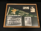 1948 Cleveland Indians World Series Championship Pennant/Ticket Stub