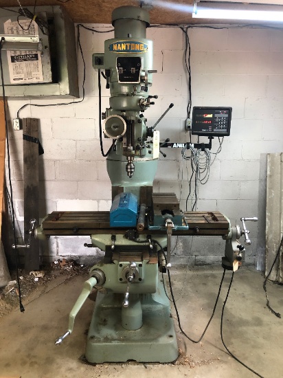 Nantong Radial Universal Milling Machine XU6323S with Anolam Mini-Wizard Digital Read-Out