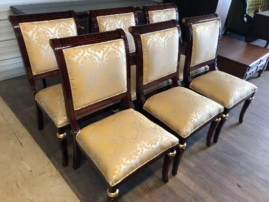 Six Matching Formal Dining Chairs