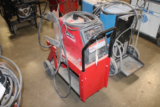 Lincoln Weld Pak 155 Mig Welder w/ Cart, No Mig Gun, 220V, Single Phase