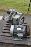 Lincoln 15hp Motor w/ 3 Cycle Compressor, 3 Phase