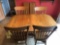 Oak Table With 4 Chairs & 2 Extra Leaves