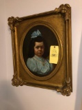 Heavy Gold Frame W/ Early Ancestral Photo