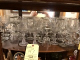 Art Glass, Carnival, Stemware