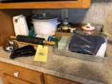 Crock-Pot, Electric Can Opener, Rolling Pin, Salt And Pepper Shakers