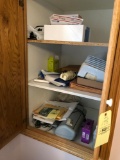 Office Supplies, Envelopes, Printer, Contents Of Storage Space