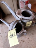 2 Galvanized Watering Cans