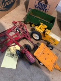 Early Toy Tractors And Implements