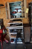 Ramps, Drills, Wire Shelf, Contents Of Cabinet