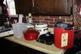 Pots, Pans, Enameled Cast-Iron Pot