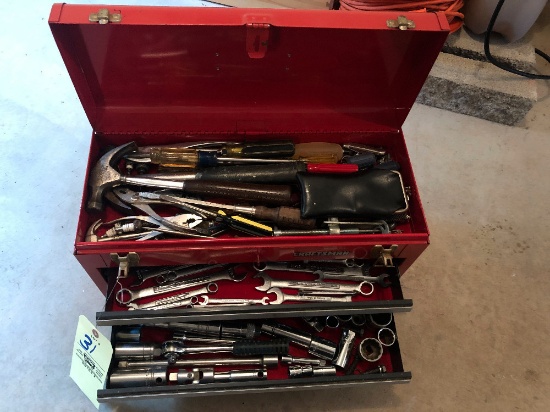 Toolbox with tools