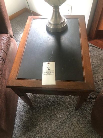 2 Slate Top End Tables