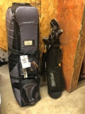 Golf Clubs and Case