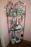 Wire Stand w/ Assorted Figurines, Snowglobe