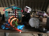 Children's Drum Set, Hot Wheels Garage
