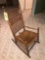 Rush Seat Rocking Chair