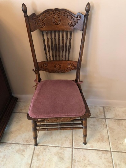 2 Oak Chairs