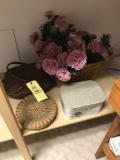 Baskets, Silk Flowers