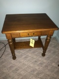 Oak Writing Desk With Drawer