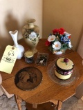 Lenox Vase, Ceramic Flowers, Glassware
