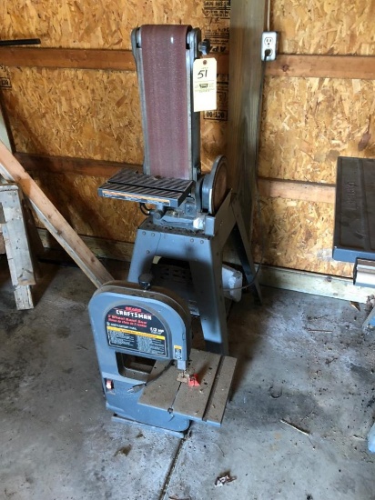 Craftsman Combo Sander, Craftsman Bandsaw (Motors Run, Both Machines Need Work)