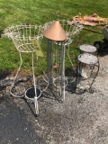 Plant Stand, Wind Chimes