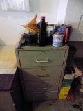 Grey 4 Drawer Cabinet