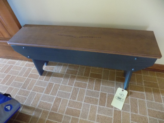 Lift-Top Bench, Painted