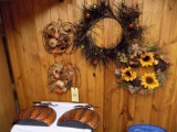 Metal Fall Decor & Wreath