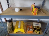 Contents Of Garage Shelf, Sprays, Fluids, (Shelf Not Included)
