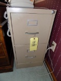 Metal 2-Drawer File Cabinet