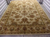 Hand-Tufted Persian Tabriz Style, 8 X 11
