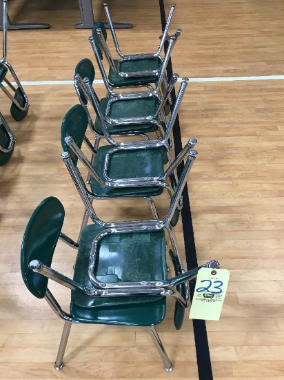 8 13" Green Cortex Chairs