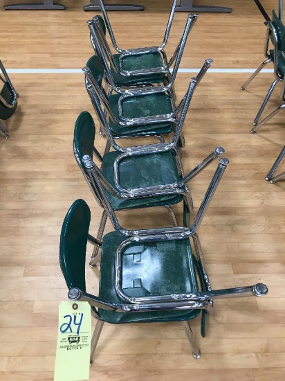 8 13" Green Cortex Chairs