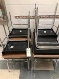 8 Black Columbia Adjustable Leg Desks