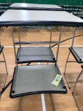 4 Plastic Top Desks