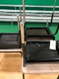 6 Black Columbia Adjustable Leg Desks