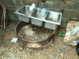 Firepit, SS Sink