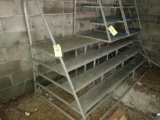 Large Four-Step Aluminum Steps