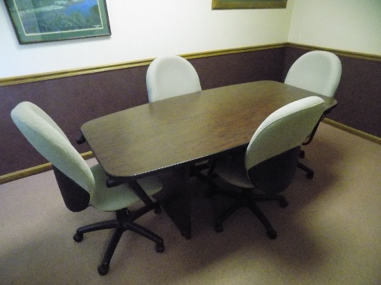 Conference Table with (4) Chairs