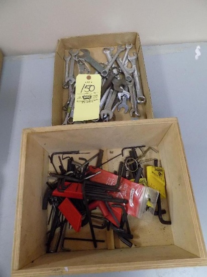 Assorted wrenches and allens