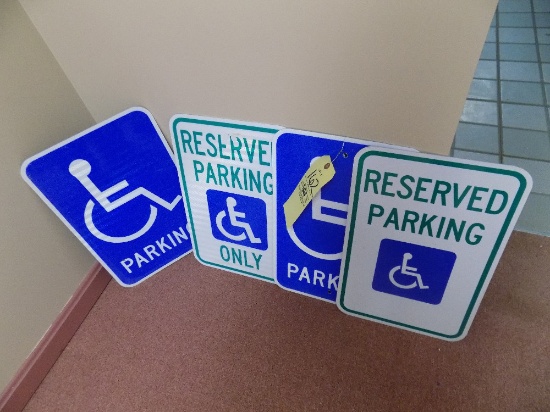 Handicap signs