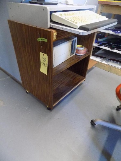 File cabinet, cart (contents not included)