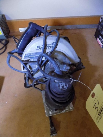 Porter Cable Sander and Craftsman Circular Saw