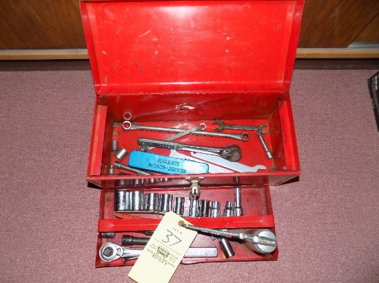 Toolbox with Mostly Craftsman Tools